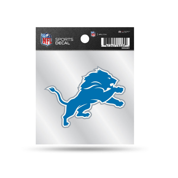 Wholesale Lions Clear Backer Decal W/ Primary Logo (4"X4")