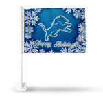 Wholesale Lions Holiday Themed Car Flag