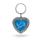 Wholesale Lions Rhinestone Heart Key Chain