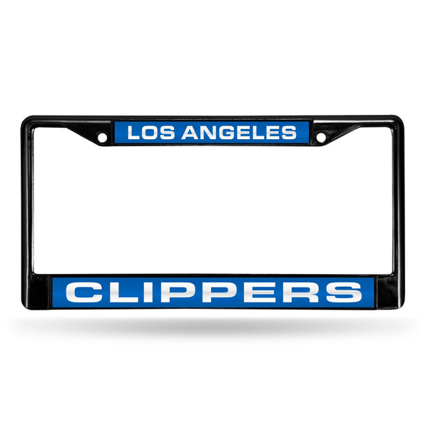Wholesale Los Angeles Clippers Black Laser Chrome 12 x 6 License Plate Frame