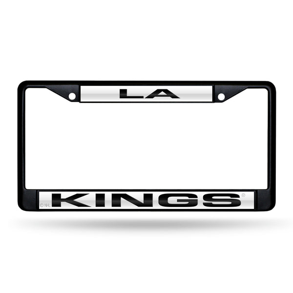 Wholesale Los Angeles Kings Black Laser Chrome 12 x 6 License Plate Frame