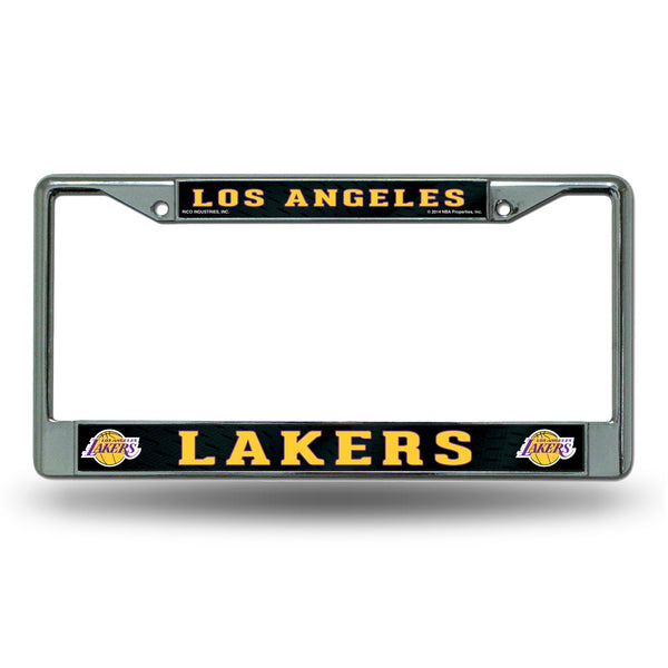 Wholesale Los Angeles Lakers Chrome Frames W/Black Insert