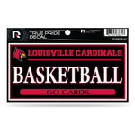 Wholesale Louisville 3" X 6" True Pride Decal - Basketball (Alternate)