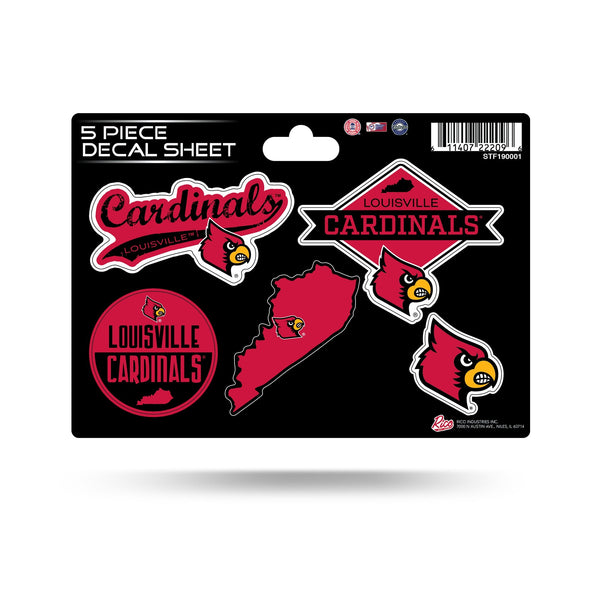 Wholesale Louisville 5-Pc Sticker Sheet