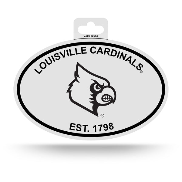 Wholesale Louisville Black And White Oval Sticker