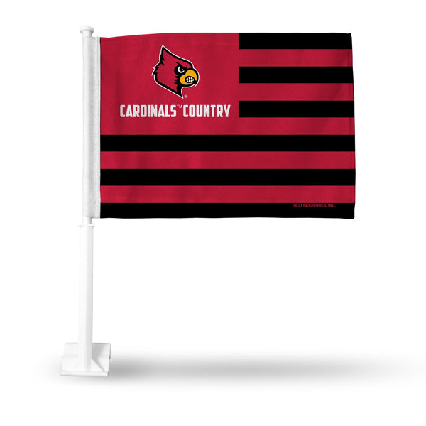 Wholesale Louisville "Cardinals Country" Car Flag