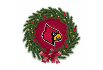 Wholesale Louisville Holiday Wreath Shape Cut Pennant