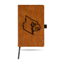 Wholesale Louisville ¬†Laser Engraved Brown Notepad With Elastic Band - Generic