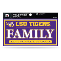 Wholesale LSU 3" X 6" True Pride Decal - Family