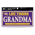 Wholesale LSU 3" X 6" True Pride Decal - Grandma