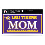 Wholesale LSU 3" X 6" True Pride Decal - Mom