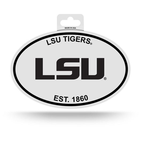 Wholesale LSU Black And White Oval Sticker