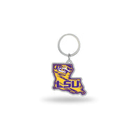 Wholesale LSU - Louisiana State Shaped Keychain