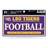 Wholesale Lsu Louisiana State University 3" X 6" True Pride Decal - Football