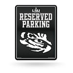 Wholesale Lsu Louisiana State University - Carbon Fiber Design - Metal Parking Sign