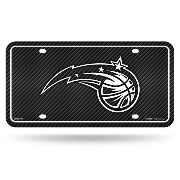 Wholesale Magic - Carbon Fiber Design - Metal Auto Tag