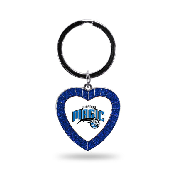 Wholesale Magic Colored Rhinestone Heart Keychain - Royal