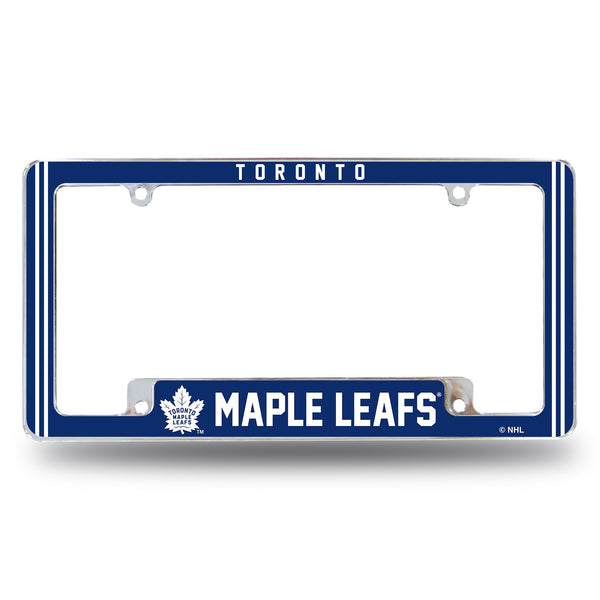 Wholesale Maple Leafs Alternate Design All Over Chrome Frame - Bottom Oriented