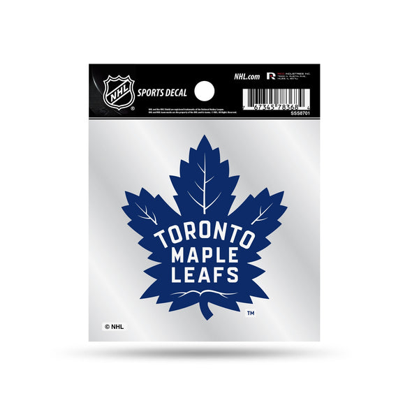 Wholesale Maple Leafs Clear Backer Decal W/ Primary Logo (4"X4")