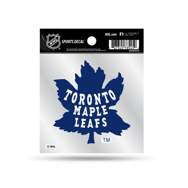 Wholesale Maple Leafs Clear Backer Decal W/ Retro Logo (4"X4")