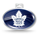 Wholesale Maple Leafs Metallic Oval Sticker