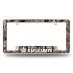 Wholesale Maple Leafs / Mossy Oak Camo Break-Up Country All Over Chrome Frame (Bottom Oriented)