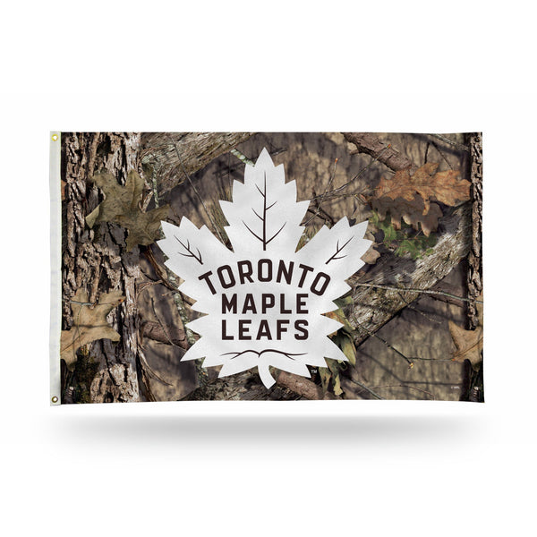 Wholesale Maple Leafs / Mossy Oak Camo Break-Up Country Banner Flag (3X5)