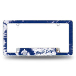 Wholesale Maple Leafs - Tie Dye Design - All Over Chrome Frame (Bottom Oriented)