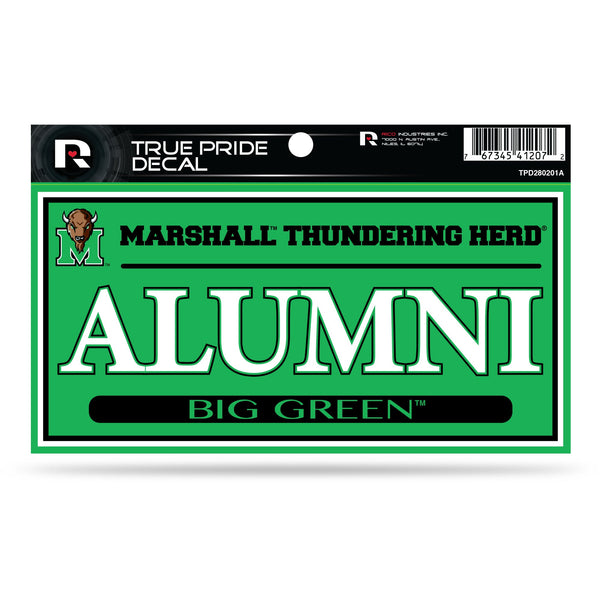 Wholesale Marshall 3" X 6" True Pride Decal - Alumni
