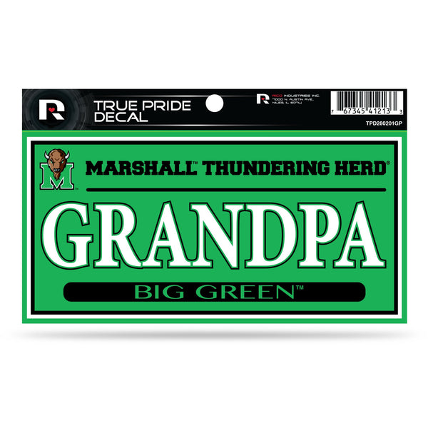 Wholesale Marshall 3" X 6" True Pride Decal - Grandpa