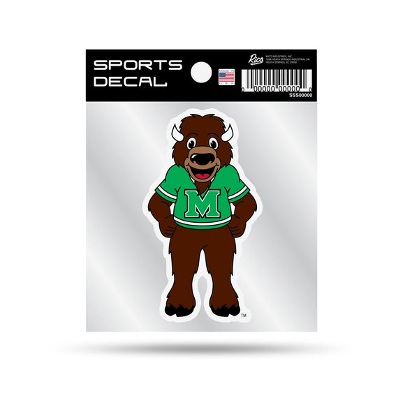 Wholesale Marshall 4"X4" Weeded Mascot Decal