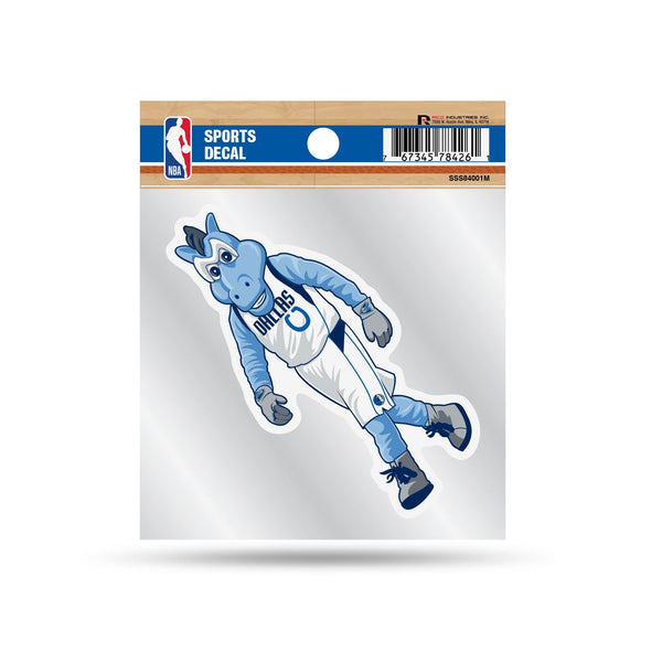 Wholesale Mavericks Clear Backer Decal W/ Mascot Logo (4"X4")