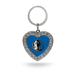 Wholesale Mavericks Rhinestone Heart Keychain