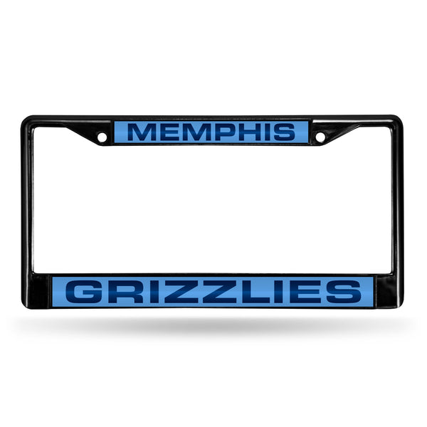 Wholesale Memphis Grizzlies Black Laser Chrome 12 x 6 License Plate Frame