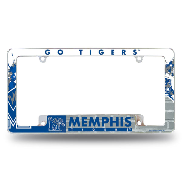 Wholesale Memphis Tigers All Over Chrome Frame (Bottom Oriented)