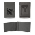 Wholesale Memphis Tigers Laser Engraved Front Pocket Wallet - Gray