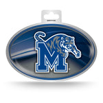 Wholesale Memphis Tigers Metallic Oval Sticker