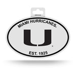 Wholesale Miami Black And White Oval Sticker