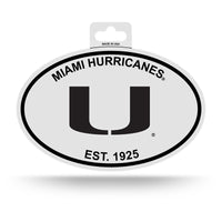 Wholesale Miami Black And White Oval Sticker