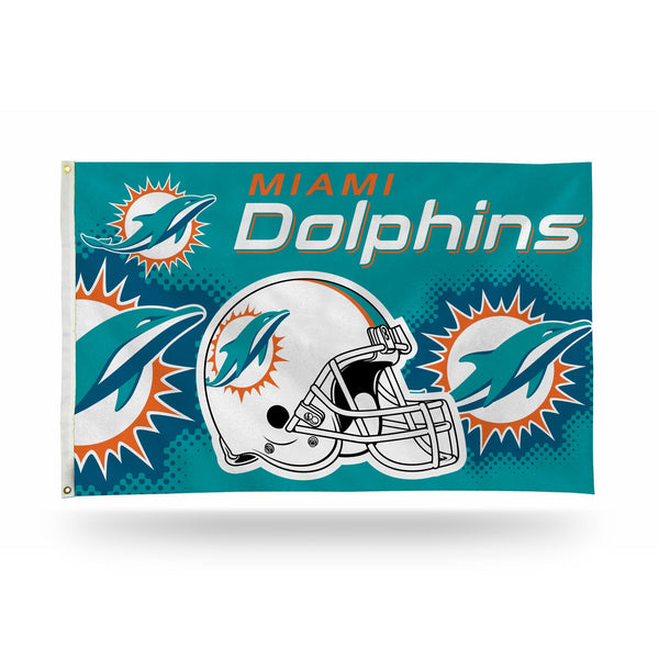 Wholesale Miami Dolphins Helmet Banner Flag (3X5)