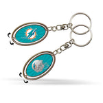 Wholesale Miami Dolphins Spinner Keychain