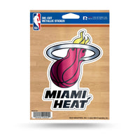 Wholesale Miami Heat Die Cut Metallic Sticker