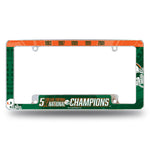 Wholesale Miami University 5 Time College Football Champs All Over Chrome Frame