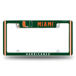 Wholesale Miami University Alternate Design All Over Chrome Frame - Top Oriented