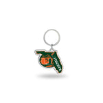 Wholesale Miami University - Florida State Shaped Keychain