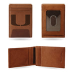 Wholesale Miami University Premium Leather Front Pocket Wallet