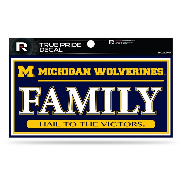 Wholesale Michigan 3" X 6" True Pride Decal - Family