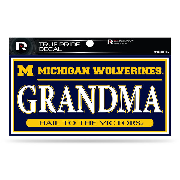 Wholesale Michigan 3" X 6" True Pride Decal - Grandma