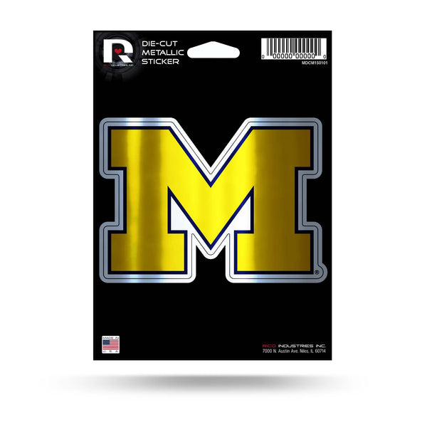 Wholesale Michigan Die Cut Metallic Sticker