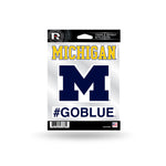 Wholesale Michigan #Go Blue Triple Spirit Stickers